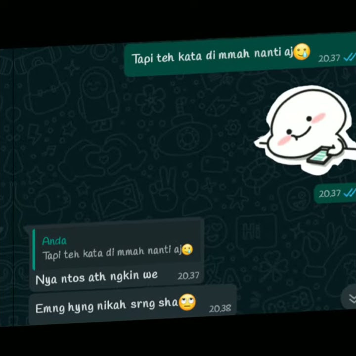 Konten chat story wa 30 detik