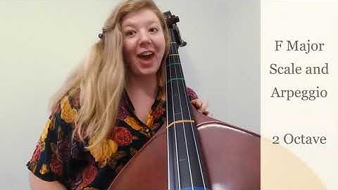 Contrabass | F Major Scale and Arpeggio - 2 Octave