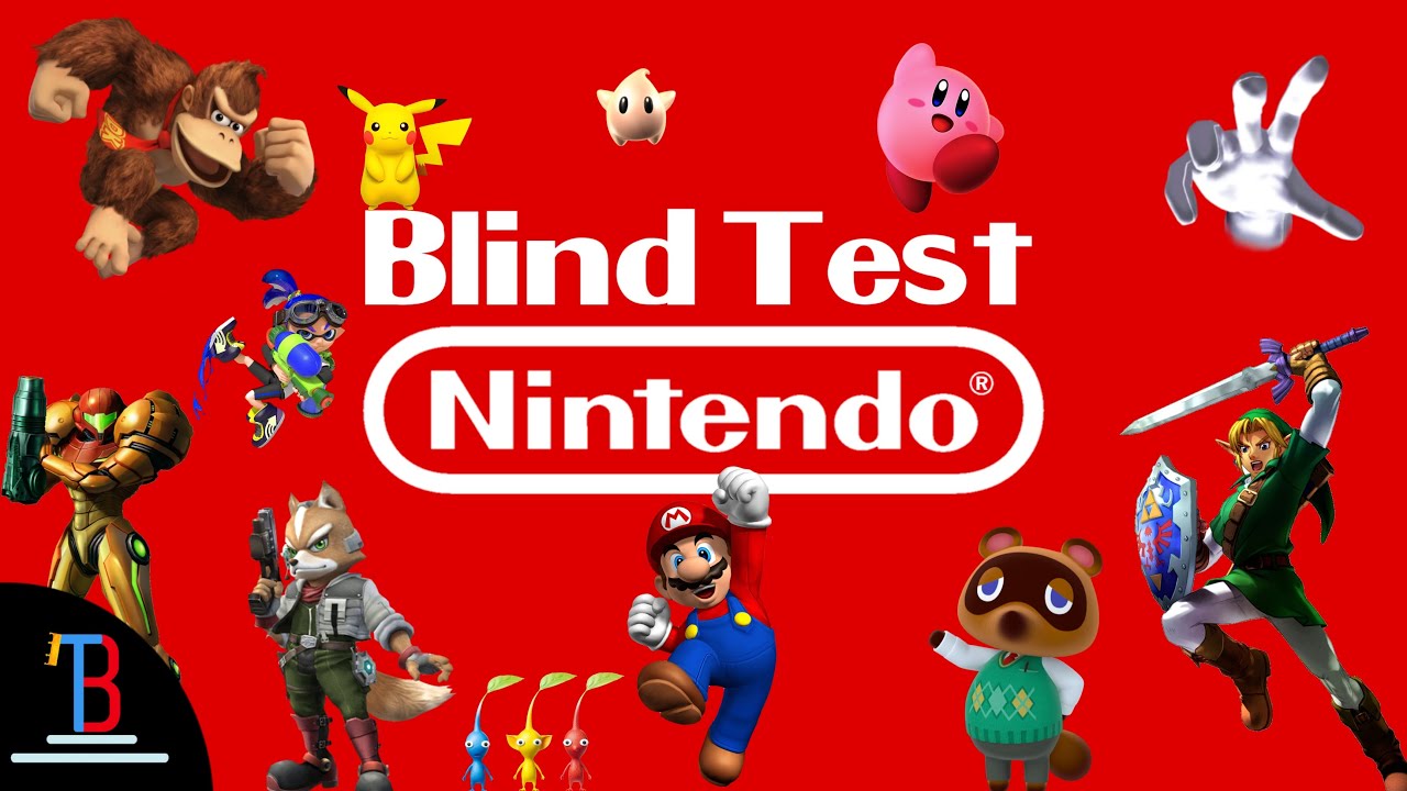 BLIND TEST NINTENDO DE 80 EXTRAITS (il y a beaucoup de jeux Mario)