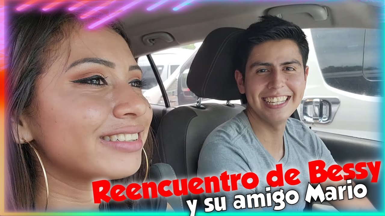 Llegó Mario hermano de Paul desde Mexico y vean que nerviosa se puso Bessy.