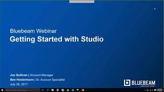 Revu 2017 Getting Started with Studio