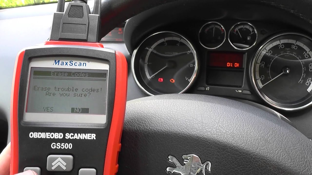 Peugeot P0141 P0343 P0368 & Engine Warning Light Diagnose 