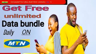 Ghana MTN Free Unlimited data bundle  || Free internet browsing|| (new Trick)🔥