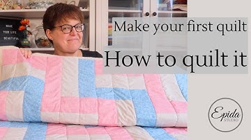 How to quilt your project yourself the easy way