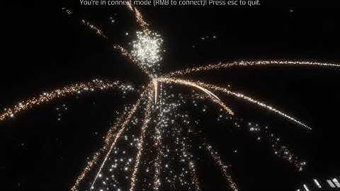 Small And Simple Firework Show In Pyroworks