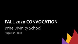 Fall 2020 Convocation-Full Event