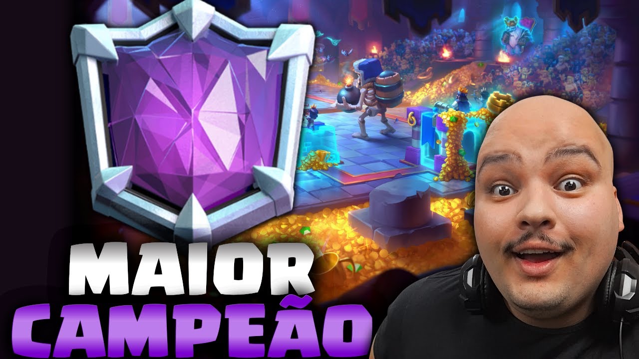 PUSH PARA MAIOR CAMPEÃO NO CLASH ROYALE