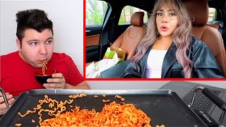 Reacting To Veronica Wangs Video About Me... Mukbang