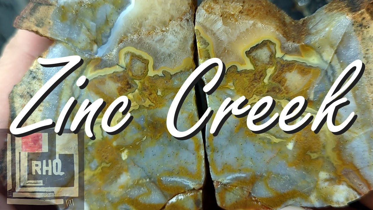 Rockhounding Zinc Creek Cutting Agates From Zinc Creek YouTube