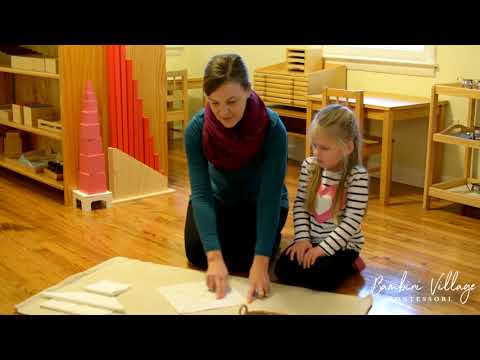 Bambini Village Montessori School: Napkin Presentation