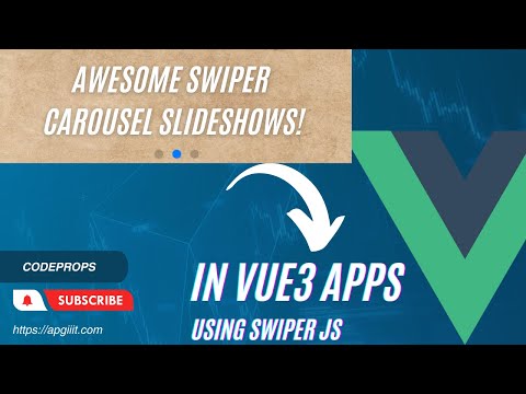 How to create a slideshow using Swiper JS in Vue 3?
