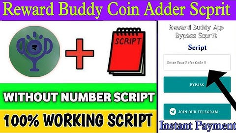 NEW EARNING APP TODAY || Reward buddy Unlimited  TRICK || Reward Buddy App Coin Adder Script ||