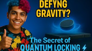 This Disc Actually Defies Gravity! 🧲 The Secret of Quantum Locking Explained