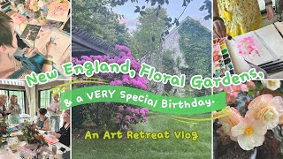 THE Absolute Essentials For Teaching A Meaningful Art Retreat- Art Retreat Vlog @wendybrightbillstudio