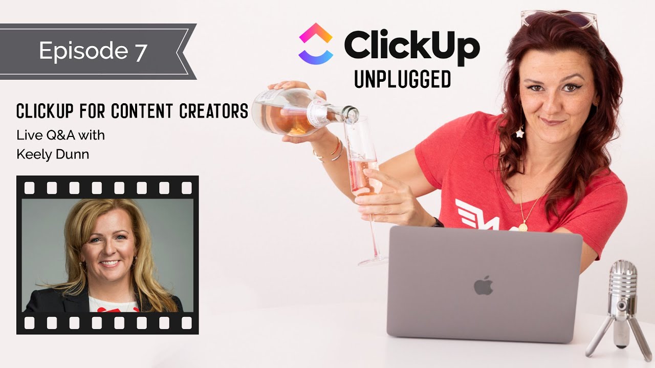 ClickUp Unplugged - Automate your Content Creation in ClickUp | LIVE Q&A with Keely Dunn