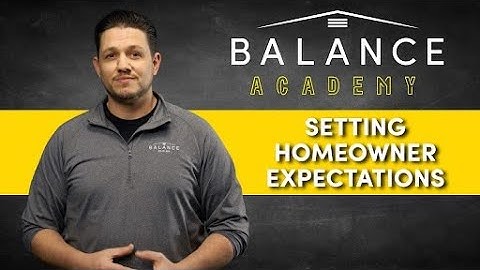 Setting Expectations - A Roofing Contractor