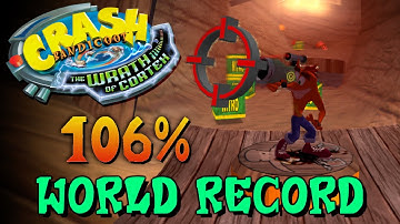 [WORLD RECORD] Crash Bandicoot: The Wrath of Cortex 106% Speedrun in 2:10:43 [2:28:34 RTA]