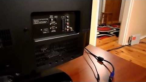 How to Connect your PC to Your LCD TV with a VGA Cable