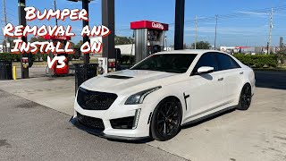 Cadillac CTS V3 Bumper Removal and Install