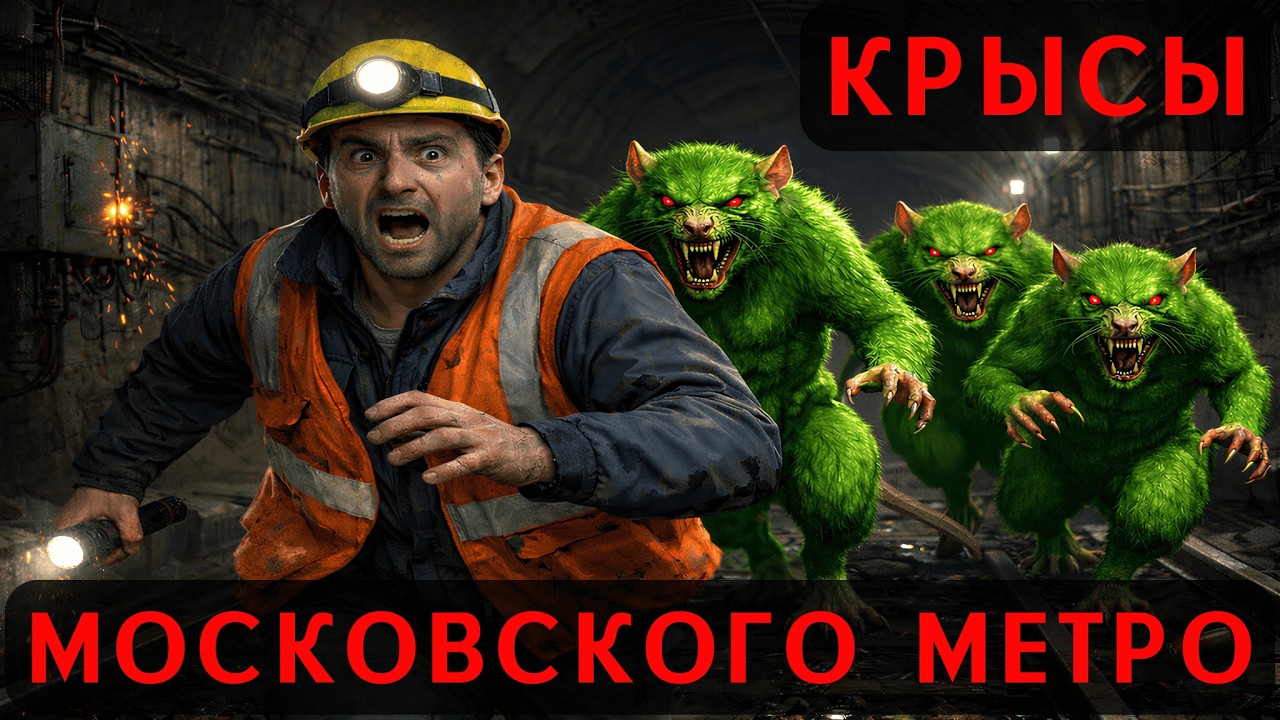 КРЫСЫ-МУТАНТЫ МОСКОВСКОГО МЕТРО. ТЕОРИИ, ФАКТЫ, СЛУХИ. СТРАННАЯ ИСТОРИЯ.