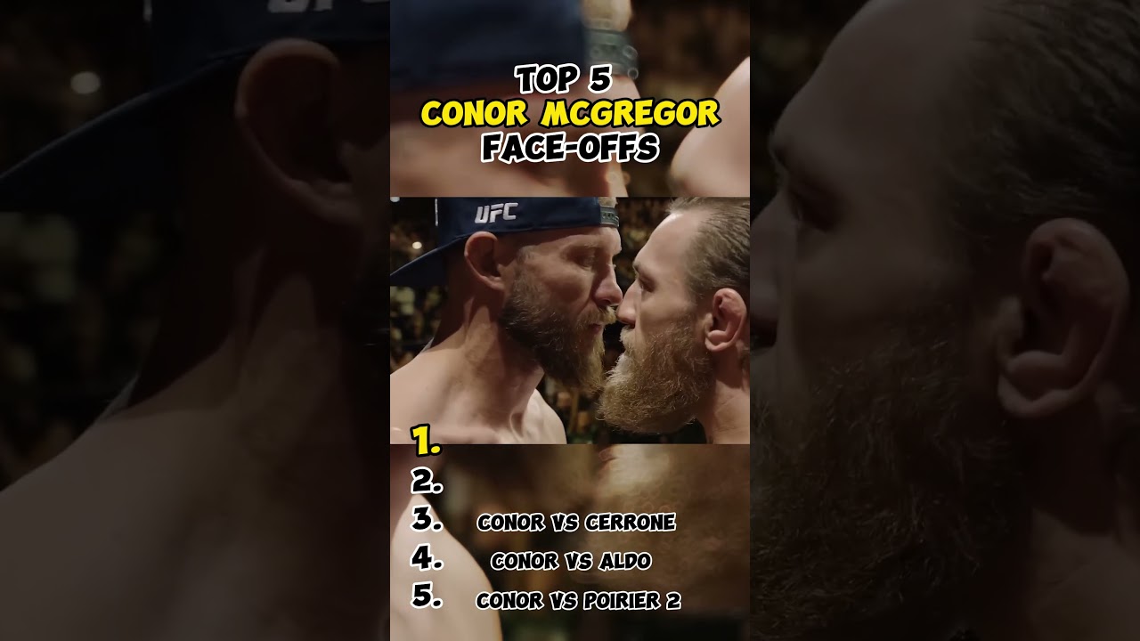 Top 5 Conor McGregor Faceoffs  
