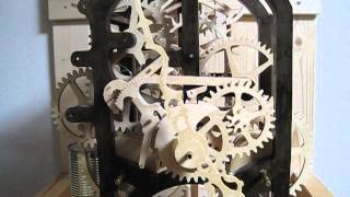 木製時計（ラックストライク機構付き）