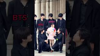 BTS meeting their mini ARMY! 🥺💜 | Cute wholesome moments #bts #shorts