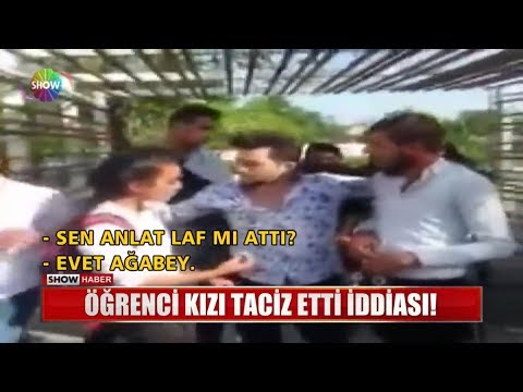 Öğrenci kızı taciz etti iddiası!