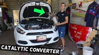 CATALYTIC CONVERTER REPLACEMENT REMOVAL 2.4 MULTIAIR DODGE DART CHRYSLER 200 JEEP CHEROKEE RENEGADE