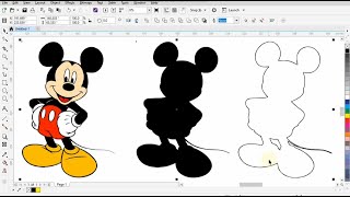 How to Create Image Outline for Laser & Venyl Cutting | Make File for Laser Machine in Corel Draw screenshot 4