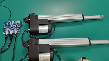 Synchronized actuators controller compatible with heavy-duty DC motors