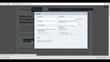 Creating a Wikispace for Education