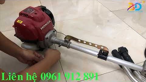 Hướng dẫn lắp ráp máy cắt cỏ đeo  vai động cơ GX35