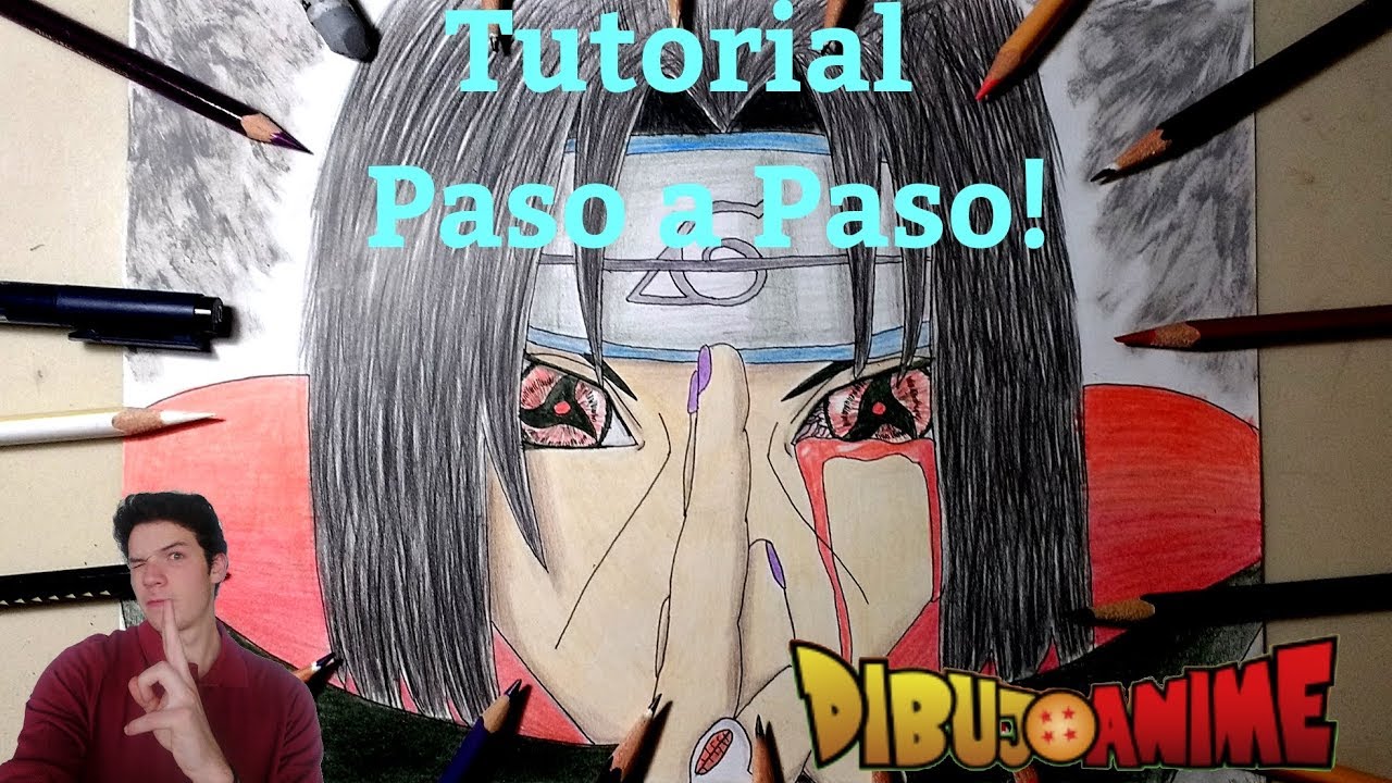 Como dibujar a Itachi Amaterasu - Paso a Paso - Naruto Shippuden ...