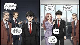 [Manga Dub] My Boss Fired Me to Hire His Son… But the Client CEO Walked In and Everything Changed!