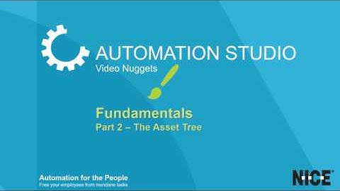 Automation Studio: Fundamentals – Asset Tree