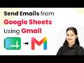 Automatically Send Emails from Google Sheets Using Gmail