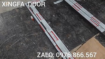 Cách sản xuất , cách trừ cửa đi 2 cánh mở quay hệ 55 nhôm xingfa quảng đông 