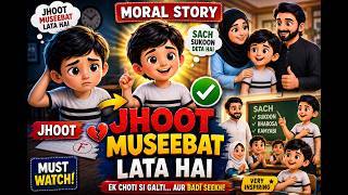 Jhoot Ka Anjaam 😱 | Ahmed Ne Sach Bol Kar Sab Badal Diya | Kids Islamic Cartoon Urdu I Urdu Cartoon