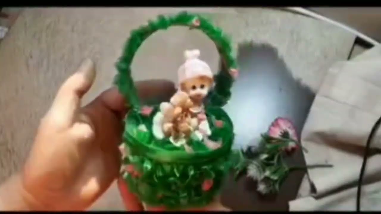 إعادة تدوير البلاستيك# إلى تحفة فنية رووووعه😱🔥