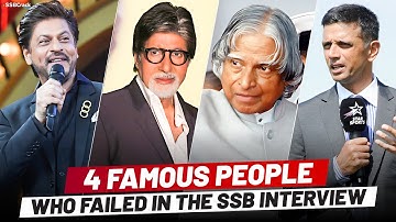 4 Famous People Who Failed In SSB Interview