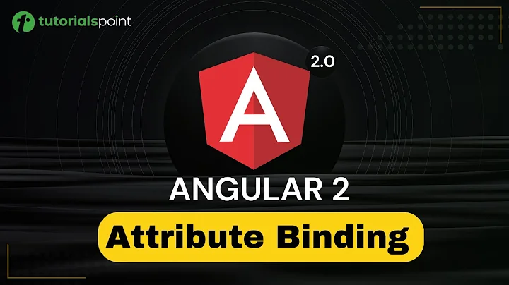 Angular 2 - Attribute Binding