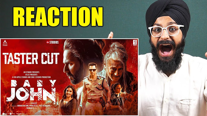 Baby John - Taster Cut Reaction | Atlee | Varun Dhawan, Keerthy Suresh, Wamiqa G, Jackie Shroff