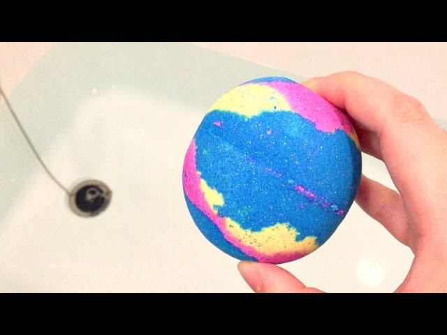 Demo bombe de bain lush l Bath bomb - Shoot for the stars - noël 2016 