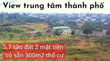 #144 Lô đất trung tâm Tp. Bảo Lộc. View siêu đẹp. Phù hợp làm khu Homestay kết hợp Cafe kinh doanh.