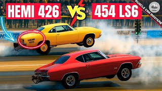 Hemi426 VS Chevelle SS454 LS6 Drag Race SHOCKING TRUTH Revealed!