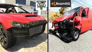 Gta 5 Vs Beamng.drive Car Physics Comparison