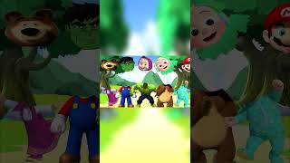 Wrong Head,Match The Head,Rafadan Tayfa, Çizgi Film, Trt Çocuk, Maşa Ile Koca Ayı No 18