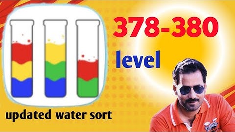 Water sort color level 378/380
