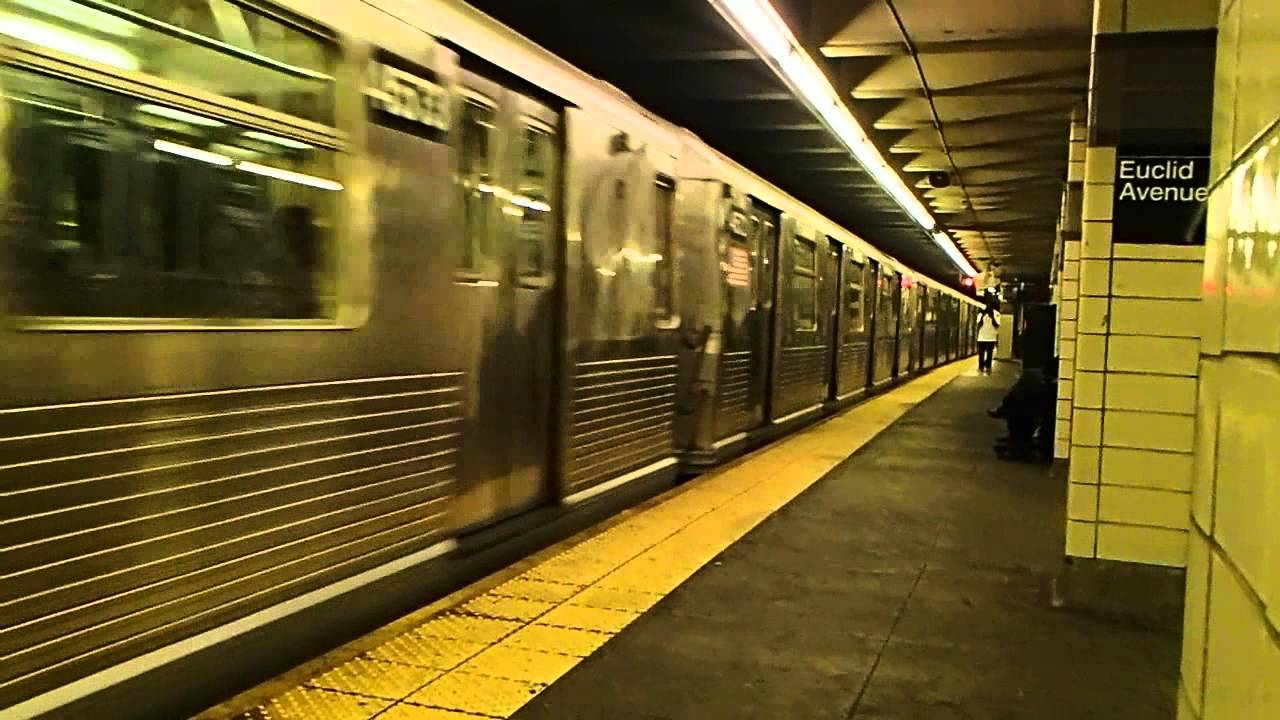 Mta New York City Subway R16 R11 R38 R42 And R40 Slant Bypass Euclid Avenue Youtube